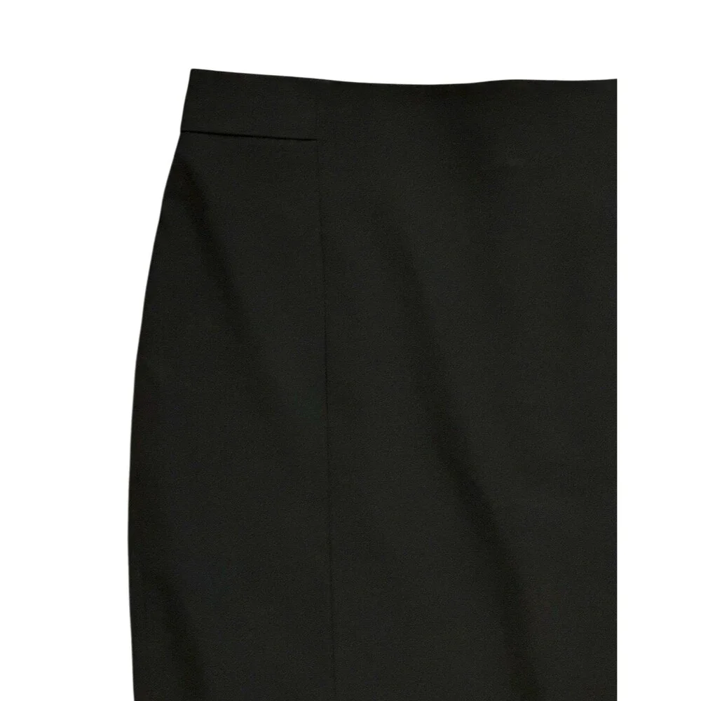 NWT Ann Taylor skirt 8P Knee Length Black corpcore classic business office wear